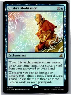 Chakra Meditation 91 R Avatar: The Last Airbender: Eternal-Legal Foil NM - Image 1
