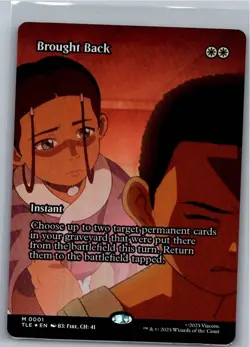 Brought Back (Borderless) 1 M Avatar: The Last Airbender: Eternal-Legal Foil NM - Image 1