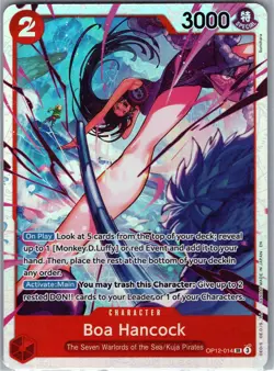 Boa Hancock OP12 OP12-014 Foil SR NM Legacy of the Master - Image 1