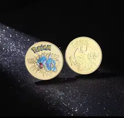 Gyarados Gold Collectable Metal Coin Commemorative Pokemon - Image 1