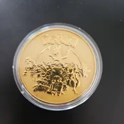Gyarados Gold Collectable Metal Coin Commemorative Pokemon - Image 4