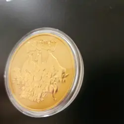 Gyarados Gold Collectable Metal Coin Commemorative Pokemon - Image 5