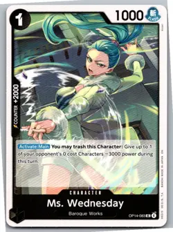 Ms. Wednesday UC The Azure Sea's Seven OP14-083 NM - Image 1