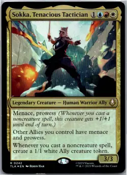 Sokka, Tenacious Tactician 242 R Avatar: The Last Airbender Foil NM - Image 1