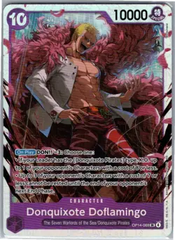 Donquixote Doflamingo - OP14 OP14-069 Foil SR NM The Azure Sea's Seven - Image 1