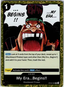 My Era...Begins!! (Reprint) PRB-02 OP09-096 Foil R NM Premium Booster -The Best- - Image 1