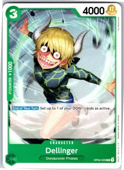 Dellinger (Jolly Roger Foil) PRB-01 OP04-029 Foil NM Premium Booster -The Best- - Image 1