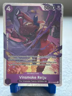 Vinsmoke Reiju OP12-063 Super Rare Legacy of the Master One Piece Foil Near Mint - Image 1