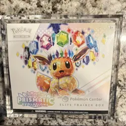 Pokemon TCG Prismatic Evolutions Pokemon Center Elite Trainer Box ETB Sealed - Image 1