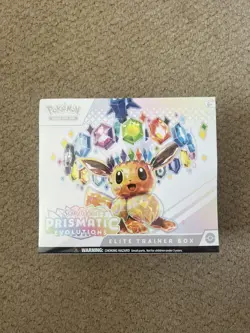 Pokemon Prismatic Evolutions ETB Elite Trainer Box Sealed - Image 1