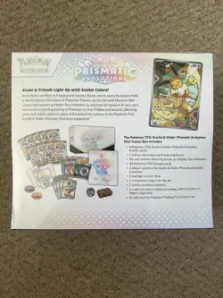 Pokemon Prismatic Evolutions ETB Elite Trainer Box Sealed - Image 2