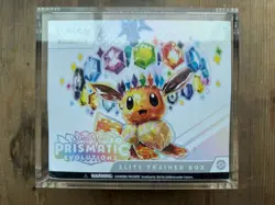 Prismatic Evolutions ETB - Factory Sealed - Pokemon Elite Trainer Box Acrylic - Image 1