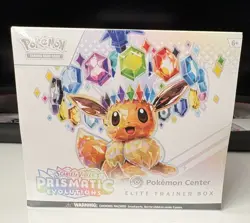 Prismatic Evolutions Pokemon Center Elite Trainer Box ETB - Sealed - Image 1