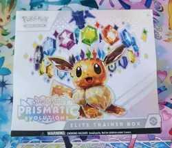 Pokemon TCG Scarlet & Violet - Prismatic Evolutions Elite Trainer Box ETB Sealed - Image 1