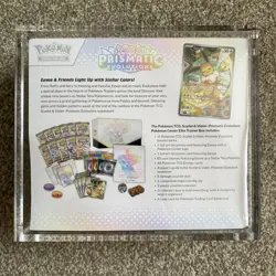 Prismatic Evolutions Pokemon Center Elite Trainer Box ETB Sealed & Acrylic Case - Image 5