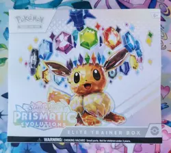 Pokemon TCG Prismatic Evolutions Elite Trainer Box ETB Sealed *SECURITY STICKER* - Image 1