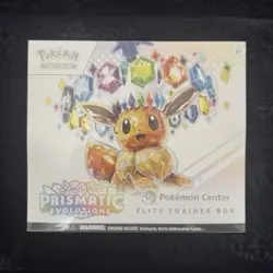 Pokemon Prismatic Evolutions Pokemon Center Elite Trainer Box ETB Sealed - Image 1