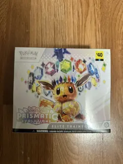 Pokemon Prismatic Evolutions ETB Elite Trainer Box Factory Sealed Dollar General - Image 1