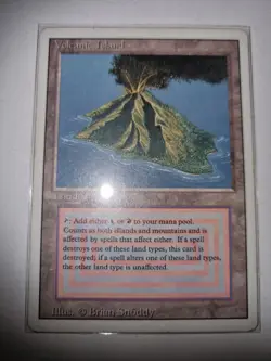 Volcanic Island MP MTG REVISED EDITION - Image 1