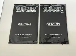 2x Riftbound Origins Nexus Night Promo Pack Sealed (English) - Image 1