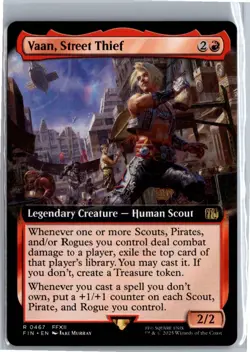 Vaan, Street Thief (Extended Art) R FINAL FANTASY 467 NM - Image 1