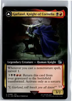 Garland, Knight of Cornelia (Extended Art) U FINAL FANTASY 486 NM - Image 1