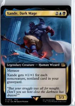 Xande, Dark Mage (Extended Art) R FINAL FANTASY 516 NM - Image 1