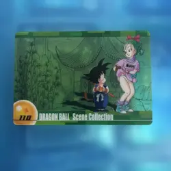Dragon Ball Bulma 110 Morinaga Wafer Card Foil - Image 1