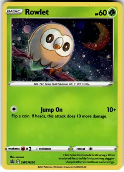 Rowlet - (Cosmos Holo) Holo Miscellaneous Cards & Products SWSH220 2026 NM - Image 1
