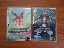 Gundam Aerial Rebuild LR+ & Aerial R+ Lot (2 Cards) NM - Image 2