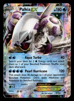 Palkia EX 31/122 EX Rare Holo BREAKpoint Pokemon Card - Image 2