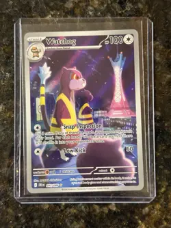 Watchog 2026 Pokemon Chaos Rising Illustration Rare IR Card 097/086 Near Mint - Image 1