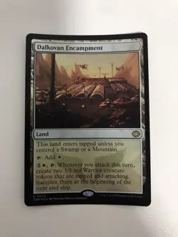 Dalkovan Encampment Foil MTG Magic the Gathering Card NM Near Mint TDM - Image 1