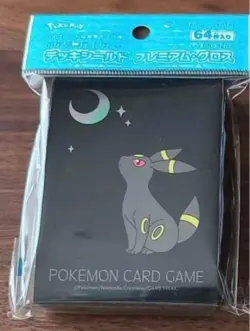 UMBREON Pokemon Card TCG Deck Shield 64 sleeves Pokemon Center JAPAN 2025 - Image 2