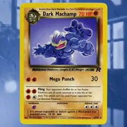 2000 Pokemon Dark Machamp #27/82 Non-Holo Team Rocket Card ☆Lightly Played - Image 1