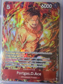 Portgas.D.Ace (Illustration Box Vol.5) OP-PR ST15-005 Foil SR NM One Piece Promo - Image 1