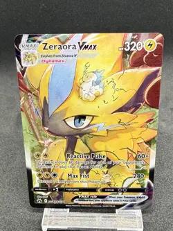 Pokemon TCG Zeraora VMAX Galarian Gallery Crown Zenith GG42/GG70 NM/M Condition - Image 1