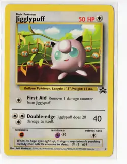 Pokemon Jigglypuff Promo WoTC Promo 07/53 NM WOTC Vintage - Image 1