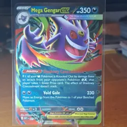 Pokemon TCG Mega Gengar EX 073 MEP Mega Evolution Promo Holo ENG - Image 1