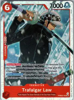 Trafalgar Law - PRB-02 PRB02-002 Foil SR NM Premium Booster -The Best- Vol. 2 - Image 1
