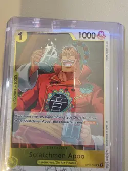 Scratchmen Apoo - (Pirate Foil) PRB-02 OP10-108 Foil C NM Premium Booster -The B - Image 1