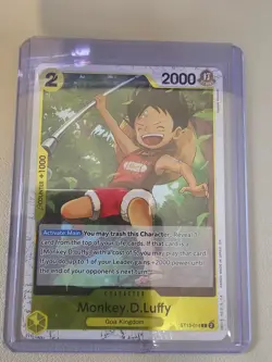 Monkey.D.Luffy - (Pirate Foil) PRB-02 ST13-014 Foil C NM Premium Booster -The Be - Image 1