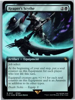 Reaper's Scythe (Extended Art) FIC 117 Foil R NM Commander: FINAL FANTASY - Image 1