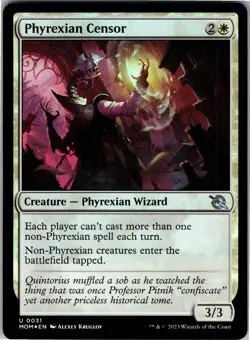 Phyrexian Censor MOM 31 Foil U NM March of the Machine - Image 1