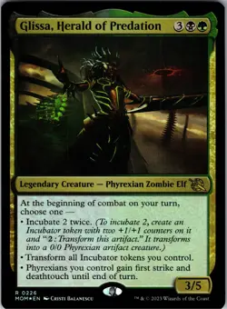 Glissa, Herald of Predation MOM 226 Foil R NM March of the Machine - Image 1