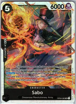 Sabo - (Reprint) PRB-02 OP04-083 Foil SR NM Premium Booster -The Best- Vol. 2 - Image 1