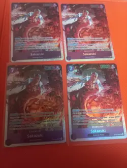 Sakazuki OP16-065 SR Playset. 4x SR - One Piece TCG - Image 1