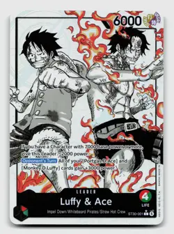 Starter Deck EX: Luffy & Ace #ST30-001 Luffy & Ace (Parallel) - Image 1