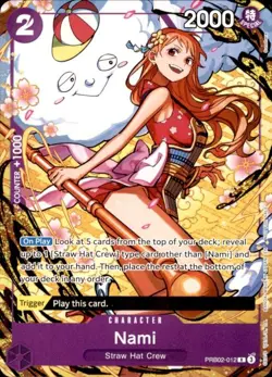 One Piece Promotion Cards #PRB02-012 Nami (Welcome Pack 2026 Vol.1) - Image 1