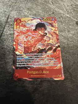 One Piece TCG Portgas D SEC Ace Alt Art (OP16-118) (English) - Image 1